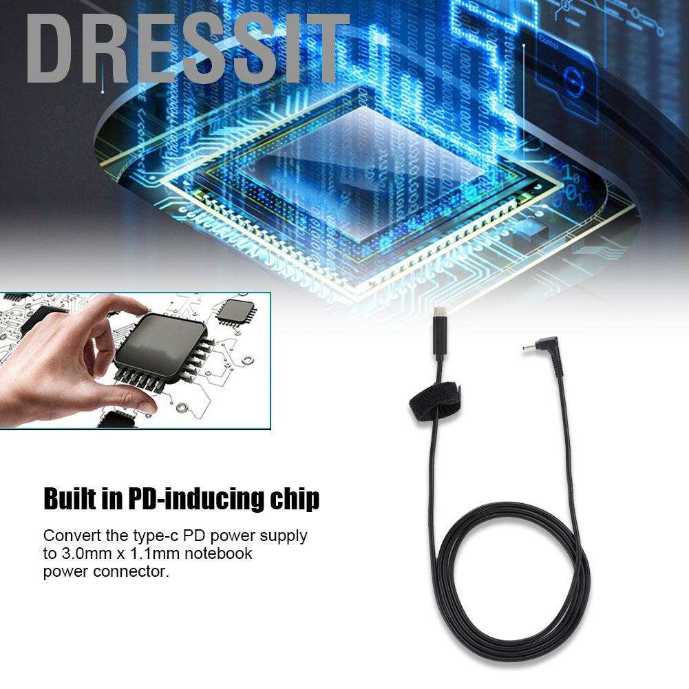 DC Cáp Chuyển Đổi Cổng Type-C Sang 3.0mm X 1.1mm Cho Acer / Samsung Ultrabook | BigBuy360 - bigbuy360.vn