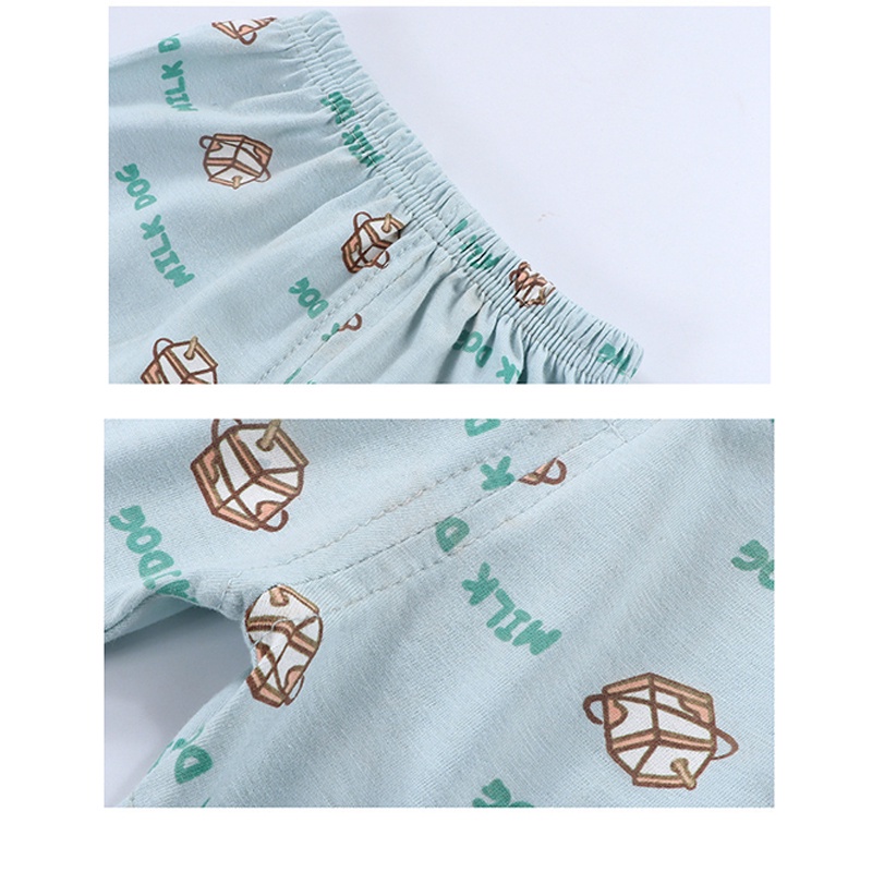 Set áo sát nách + quần short vải cotton thoáng khí phong cách Hàn Quốc cho bé