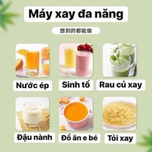 👑Ông Vua Bán Sỉ👑 Máy Xay Sinh Tố Mini Cầm Tay Sạc Pin ONKALE, Bảo Hành 6 Tháng