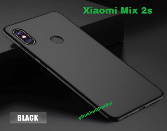 Ốp Xiaomi Mix 2s nhám nhung nhựa mỏng cao cấp m