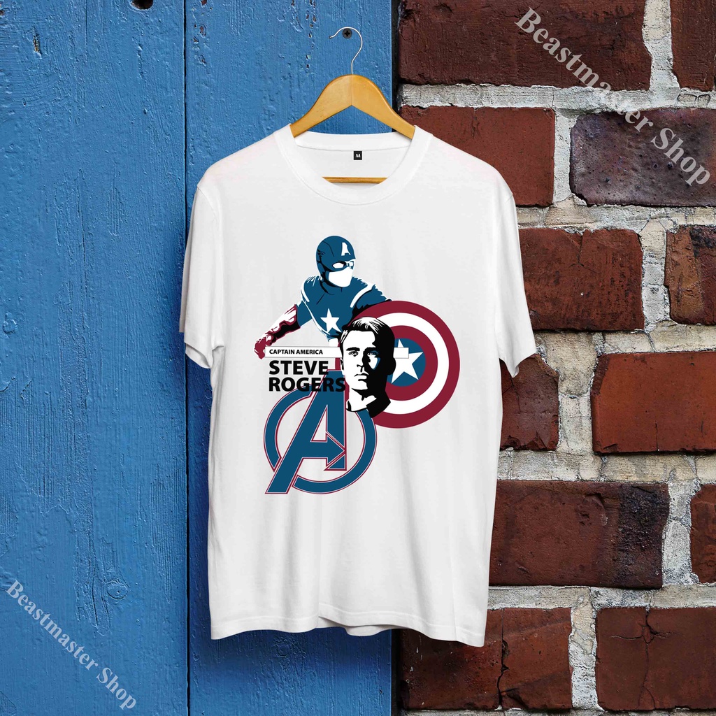 💕Áo Thun Captain America - Captain America T-Shirt - Marvel T-Shirt phong cách - CNA-020