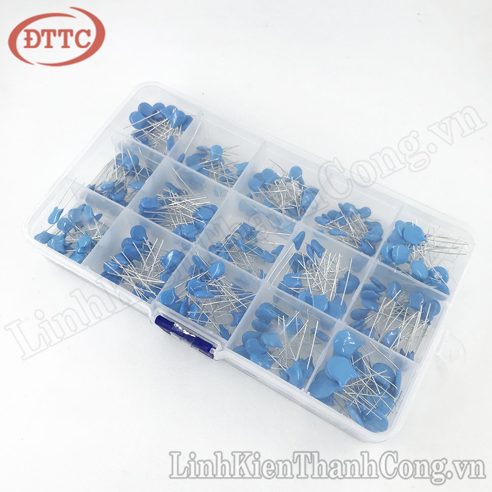 Combo 15 Loại Tụ Cao Áp 1kV/2kV/3kV 0.1nF - 22nF (300 Cái)