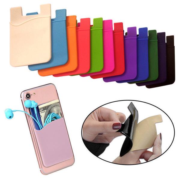 Ví silicon đựng tiền gắn ốp điện thoại tiện lợi