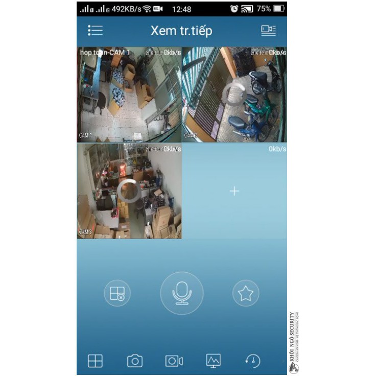 Đầu Ghi Camera KBVision 4 Kênh  KX - 7104AI  5-in-1 - Hàng Chính Hãng - Vỏ Sắt
