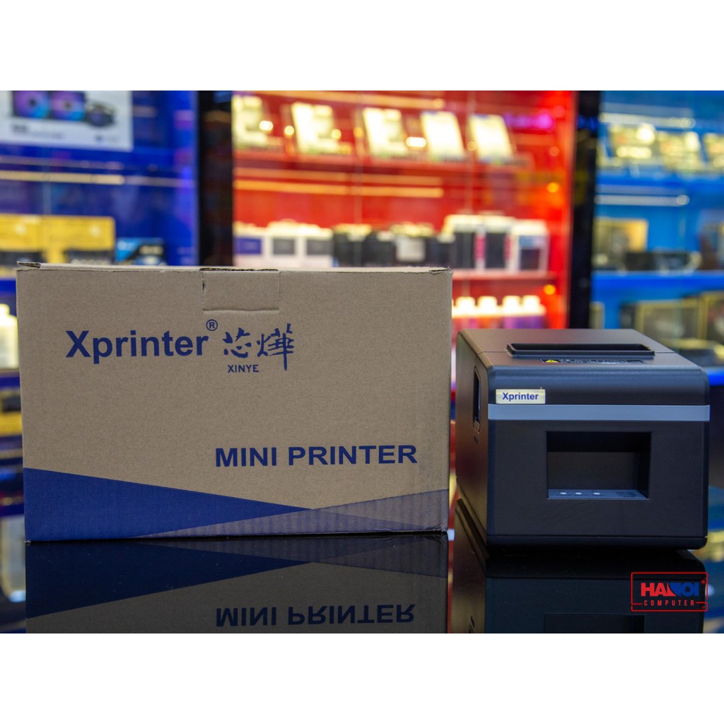 Máy in hóa đơn kết nối điện thoại khổ K80 Xprinter XP-N160II (CỔNG LAN)