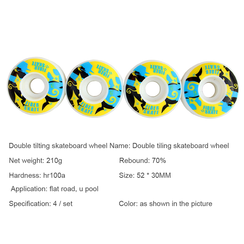 Set 4 Bánh Xe Thay Thế Cho Ván Trượt