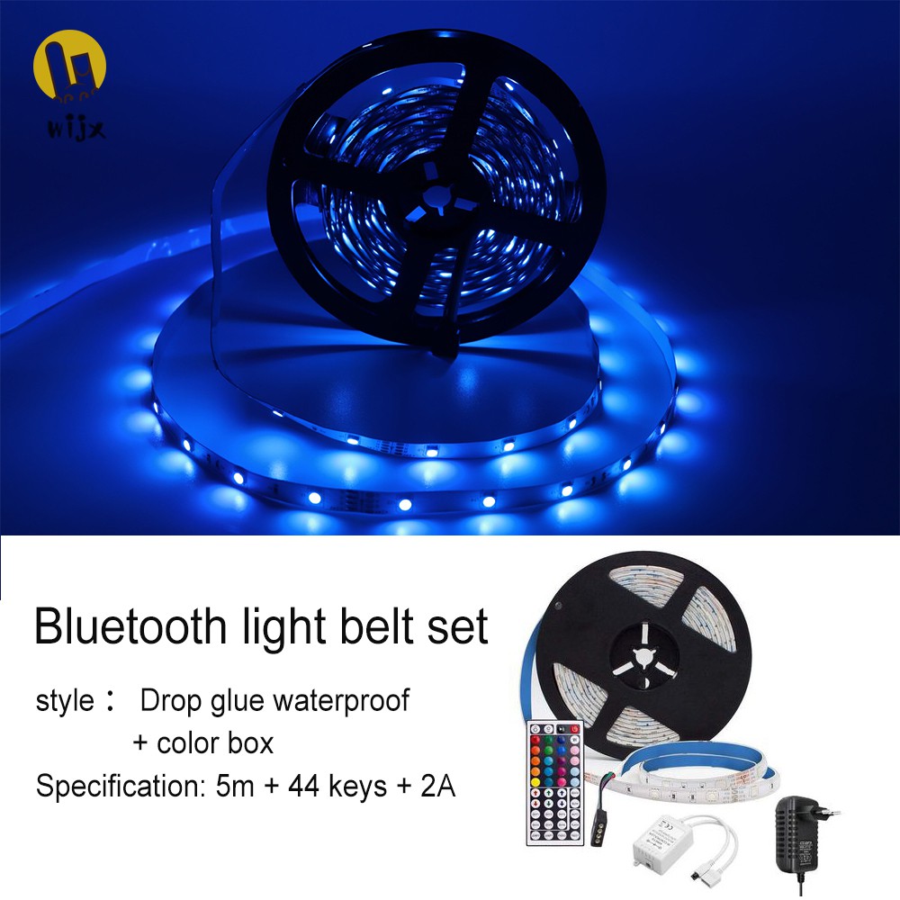 Dây Đèn Led Nhiều Màu Sắc Điều Khiển Từ Xa Kết Nối Bluetooth Phong Cách Hàn Quốc Dùng Để Trang Trí Nhà / Tiệc Tùng / Bar. My