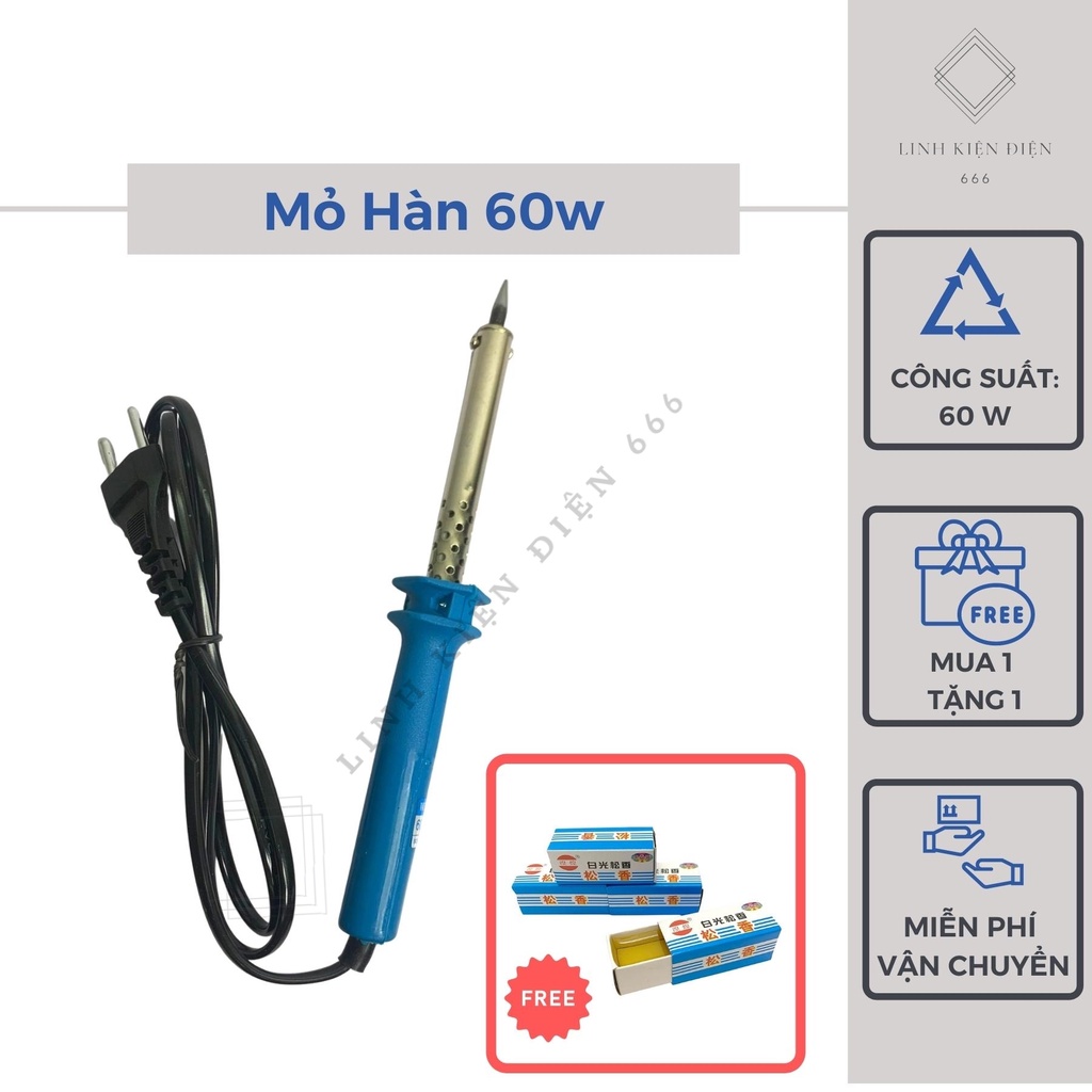 Mỏ Hàn Thiếc Chì Điện Mini Điện Tử 60w