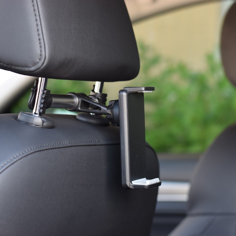 Giá đỡ điện thoại cỡ 4-11inch gắn ghế xe hơi bằng hợp kim