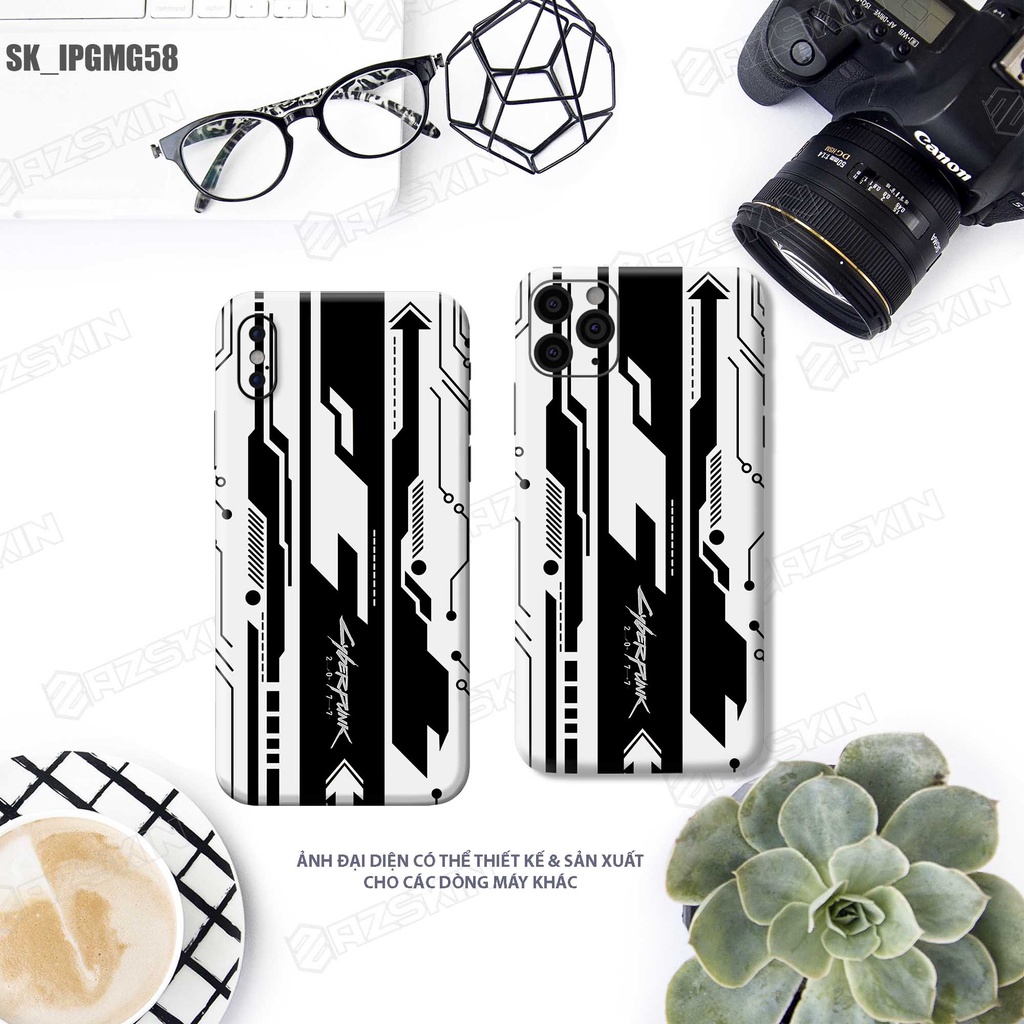 Miếng Dán Skin IPhone Hình Độc Lạ Chất Liệu 3M |SK_IPGMG58| Hình Sắc Nét, Cán Phủ 3M Chống Xước, Chống Va Đập Máy