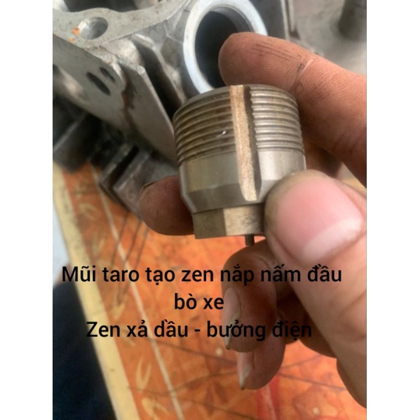 Mũi taro tạo zen nắp supap (nắp nấm) xe máy