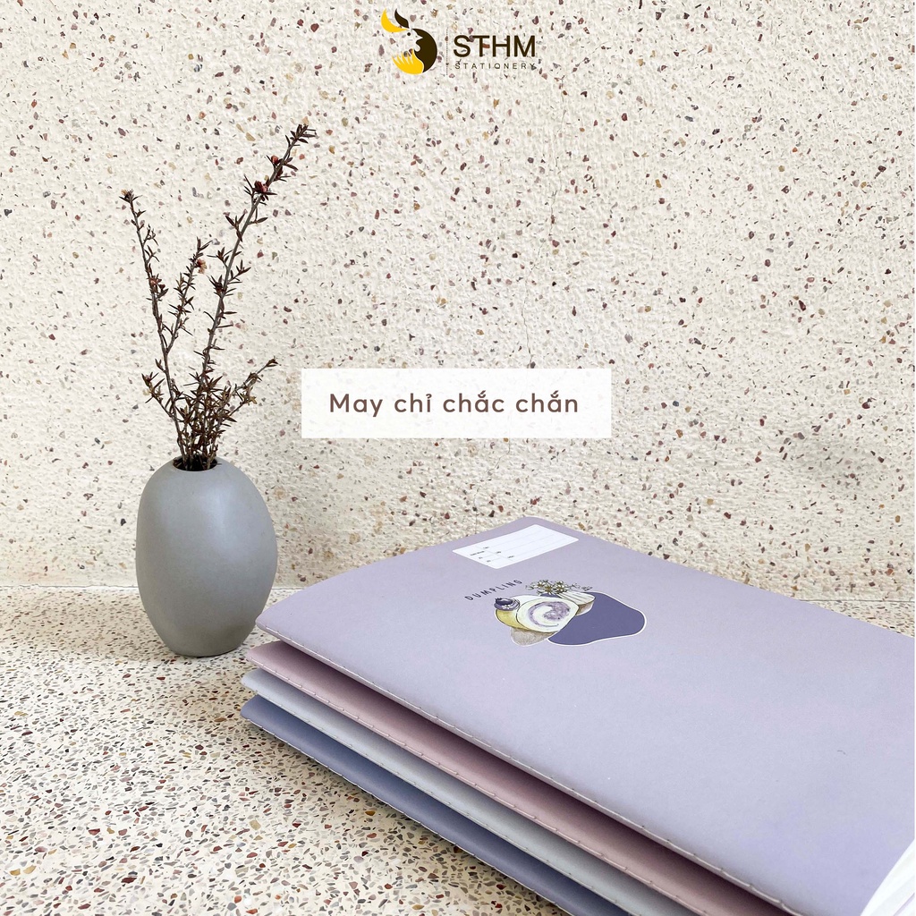 Tập vở học sinh khổ B5 STHM Ruột kẻ ngang, caro 80 trang giấy kem 80gsm chống lem chống thấm Ghi chép bài, takenote