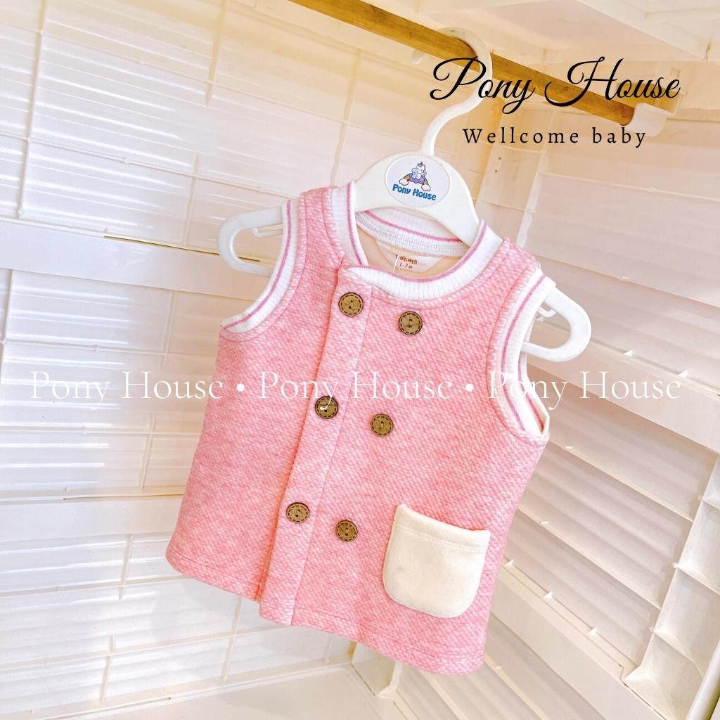 Áo Gile Dokma Nỉ Lót Lông Dày Dặn Cho Bé Trai, Bé Gái Sơ Sinh