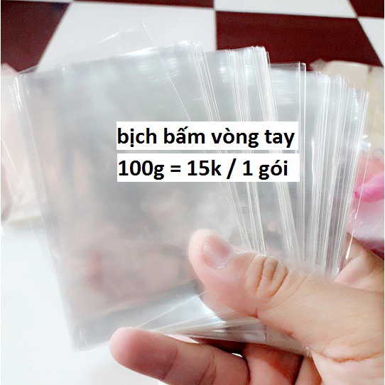 Bịch , tem vòng tay : sỉ 100g = 20k [ chuyên sỉ ]