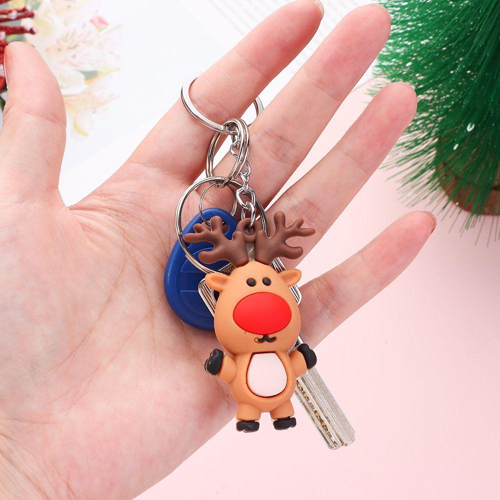 Móc Khóa Hình Tuần Lộc Giáng Sinh Dễ Thương