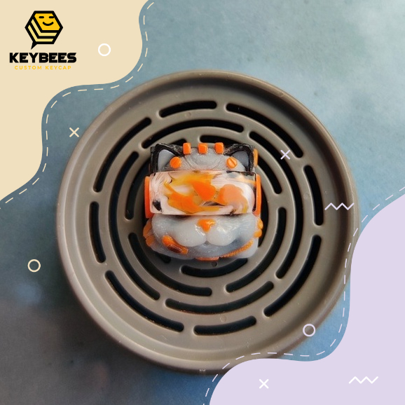 Nút bàn phím cơ Felix Keycap - Cam-Xám