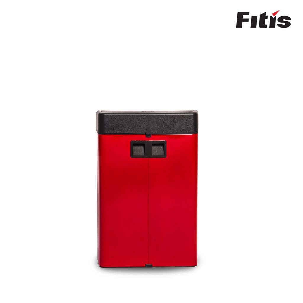 THÙNG RÁC INOX FITIS SPS1-906-ĐỎ-15L