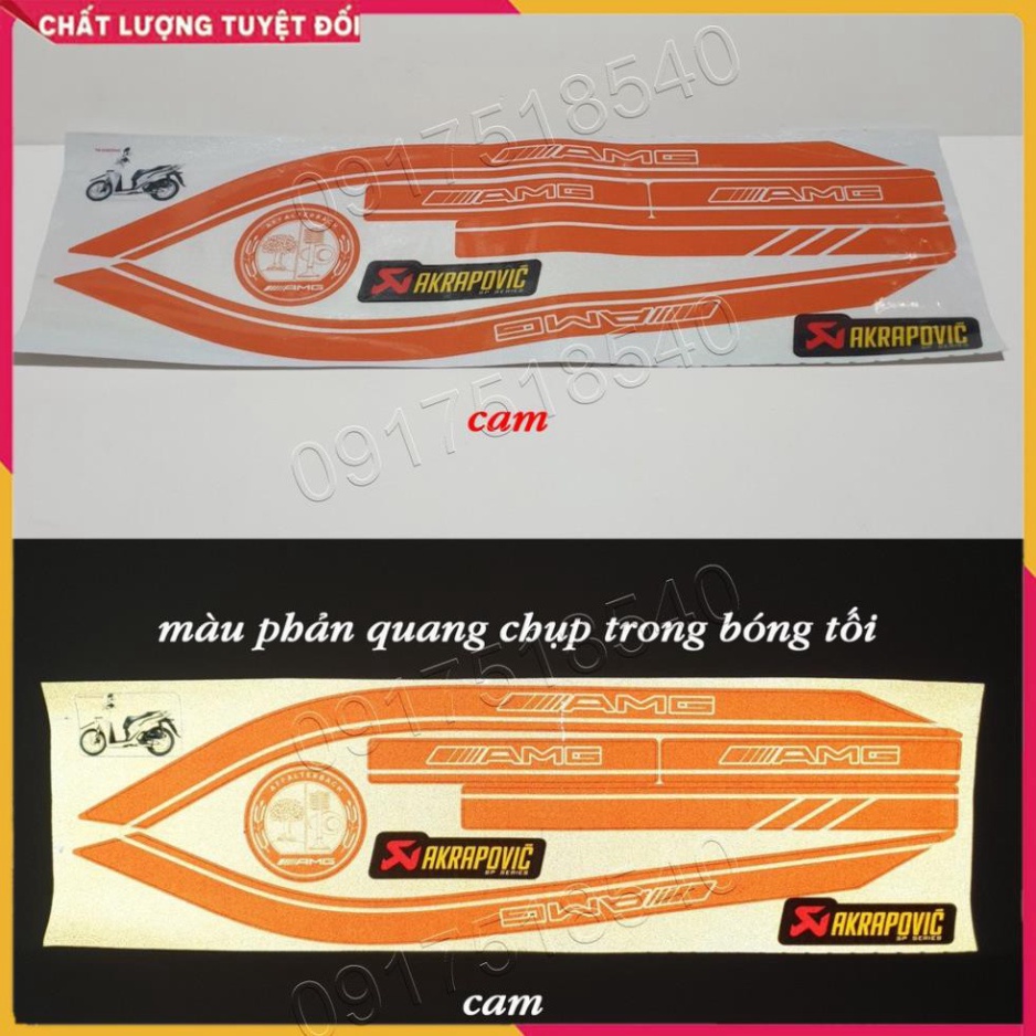Tem Chỉ AMG Phản Quang 3M Dán SH Việt 2020 - 2021 (Loại 1) Ảnh thật Sp