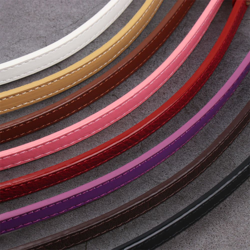 Dây đeo túi xách bằng da PU phối kim loại thay thế nhiều màu thời trang cho nữ