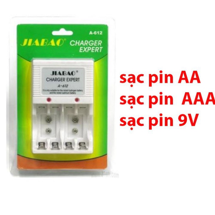 [NEW] Bộ Sạc Pin Đa Năng Jiabao A612 TIện Dụng HT