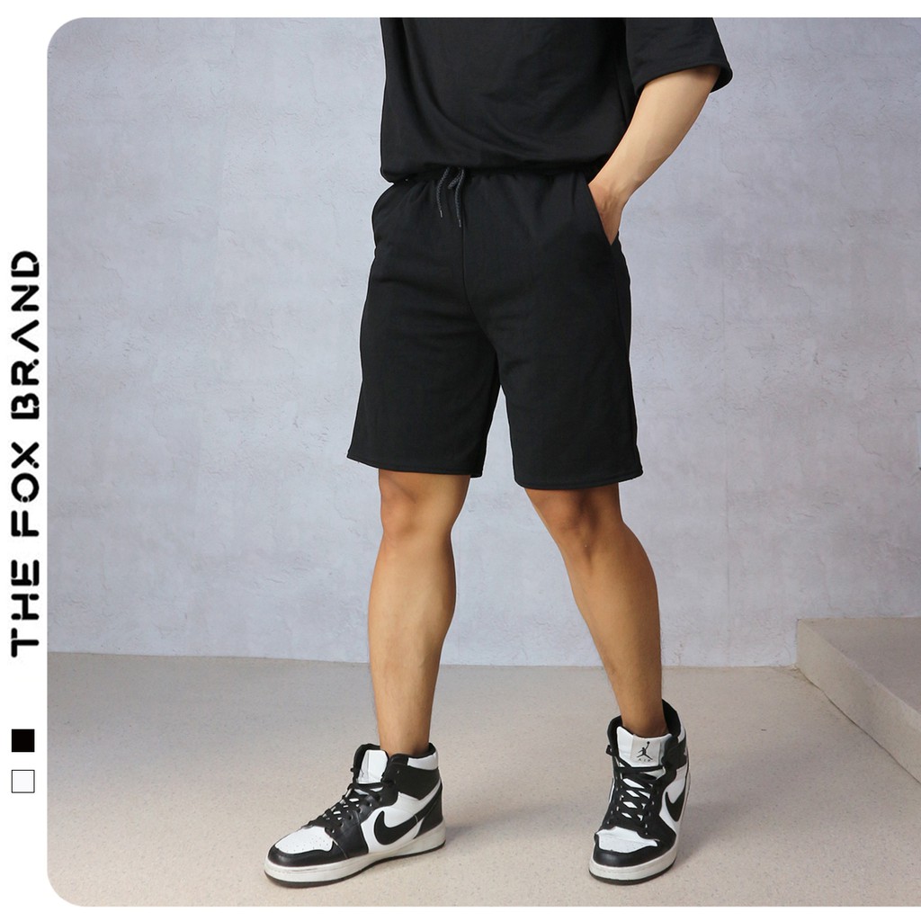 Quần Short nam nữ thể thao THE FOX dáng Unisex Form rộng