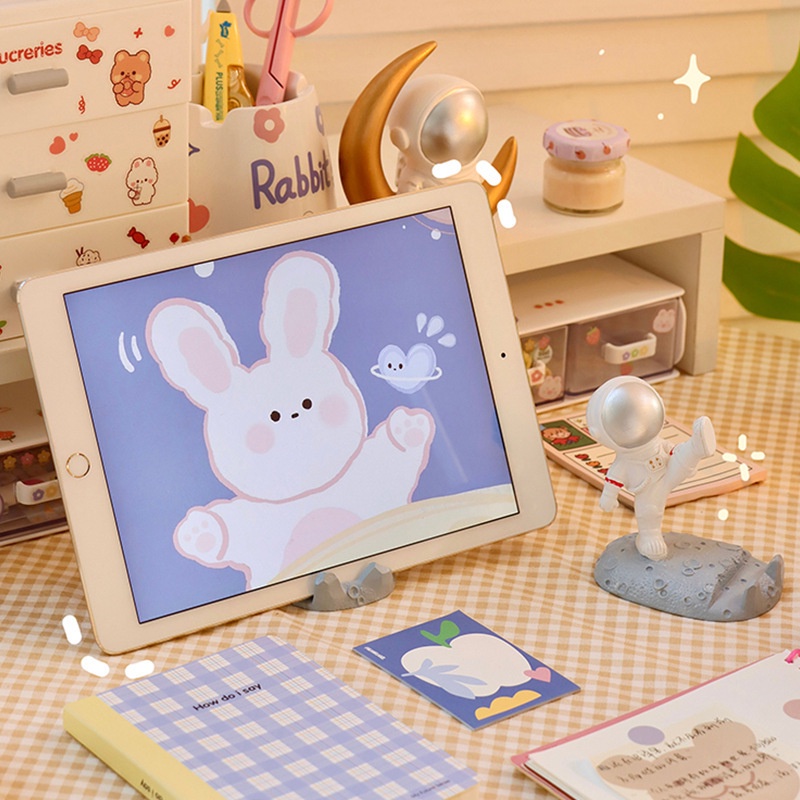 Giá Đỡ Điện Thoại Để Bàn Đáng Yêu Hình Phi Hành Gia, Giá Đỡ Ipad Đa Năng Tiện Lợi CICIBOX