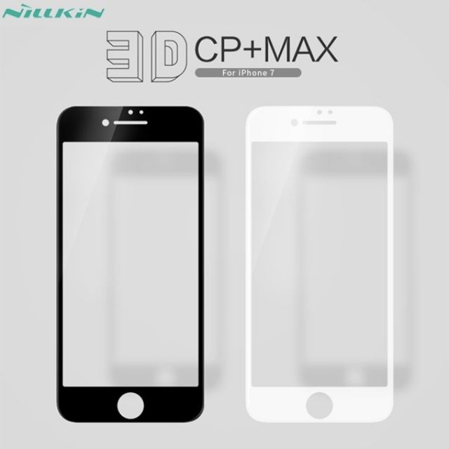 Kính cường lực Full màn Nillkin 3D CP+ Max IPhone 7 / IPhone 8 - Xịn nhất