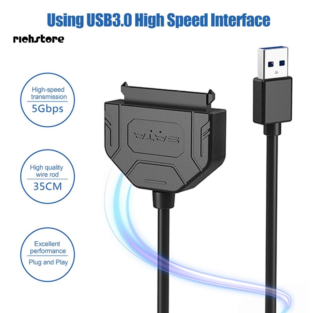 Cáp Chuyển Đổi Ổ Cứng SSD HDD SATA Sang USB 3.0 2.5 / 3.5 inch | BigBuy360 - bigbuy360.vn