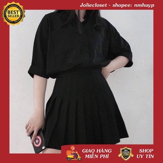 Chân váy Tennis xếp ly xòe Ulzzang Dáng ngắn Có Bigsize Siêu Hot