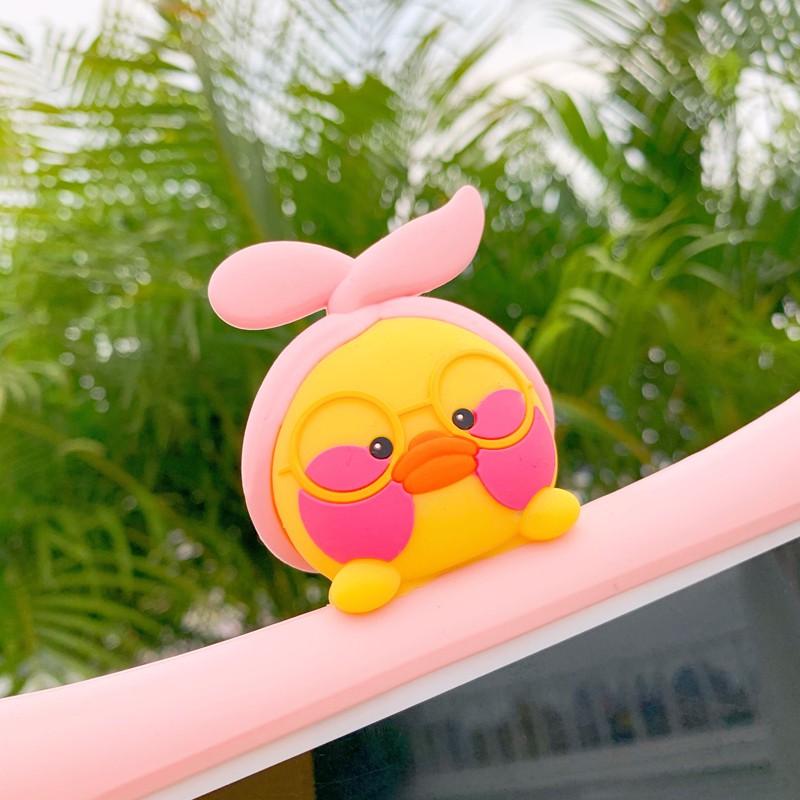 Ốp Điện Thoại Silicon Có Giá Đỡ Hình Chú Vịt Hồng Dễ Thương Cho Ipad 5 / Ipad6 / Pro / Ipad2 / 3 / 4 / Mini5