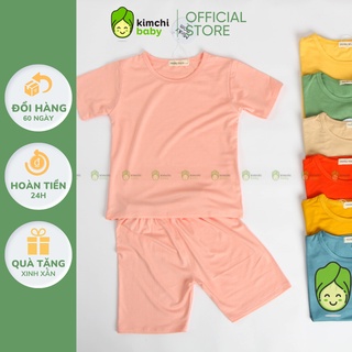 Đồ Bộ Bé Trai, Bé Gái Minky Mom Vải Thun Lạnh, Bộ Cộc Tay Cho Bé Mặc Nhà