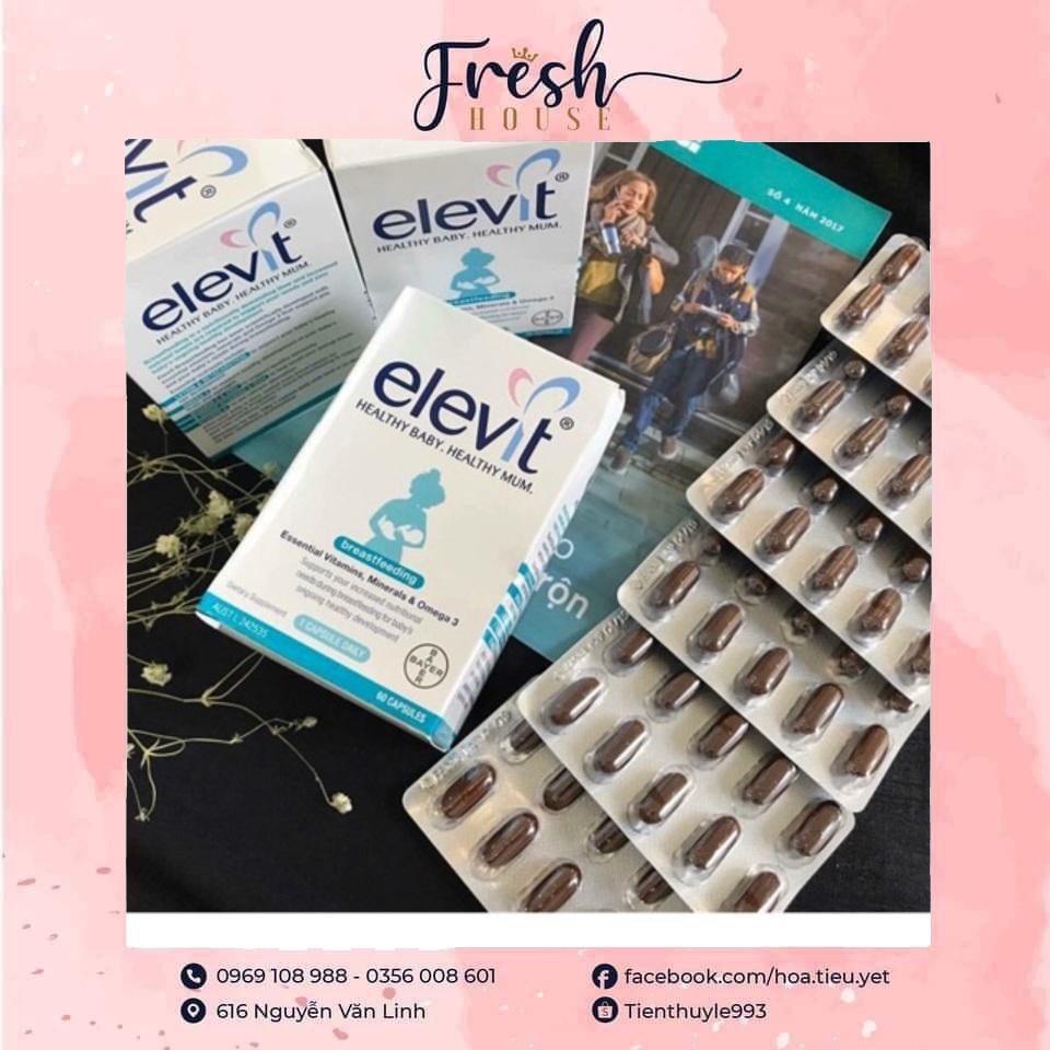 Hộp Vitamin tổng hợp Elevit sau sinh