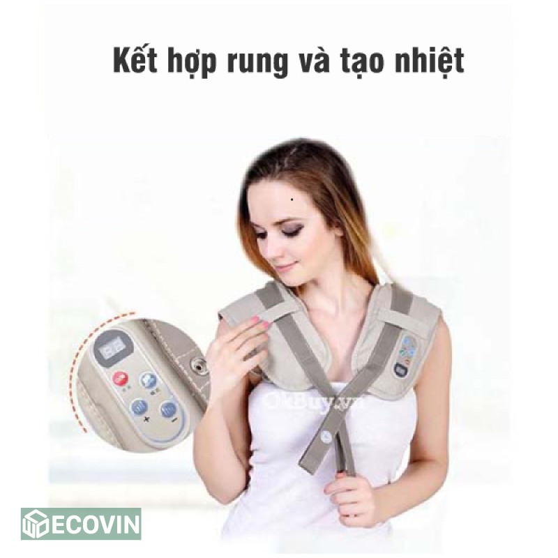 Máy Đấm Lưng Xoa Bóp Bấm Huyệt Massage Nhật Bản [Hàng Chính Hãng]