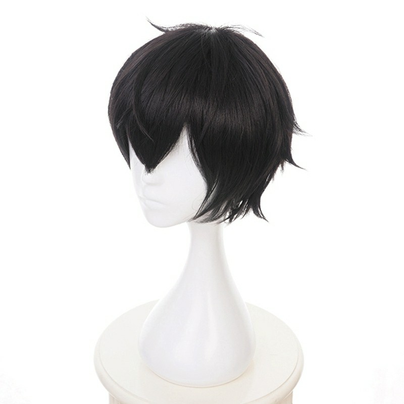 [Sẵn] Wig/tóc giả Ren Amamiya Persona PS5 - Identity V màu đen nâu [Miu Cosplay]