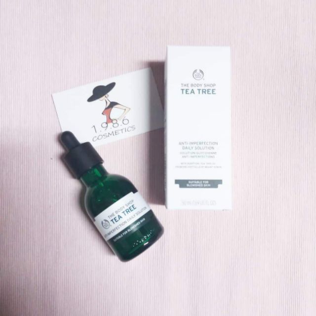 Serum tràm trà Tea Tree Anti-Imperfection Daily Solution The Body Shop