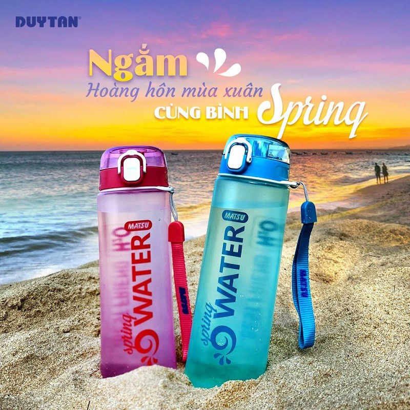 Bình nước thể thao nhựa Duy Tân SPRING  nhiều dung tích - 500ml hoặc 700ml