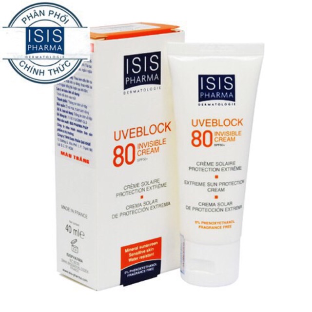 KEM CHỐNG NẮNG UVEBLOCK 80 ISIS PHARMA