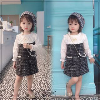 Váy tiểu thư điệu đà cho bé gái