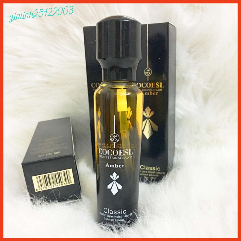 Tinh dầu dưỡng tóc cao cấp COCOESL Amber 60ml - Phục hồi tóc hư tổn và chẻ ngọn 100% tinh dầu nguyên chất Macadamia #6