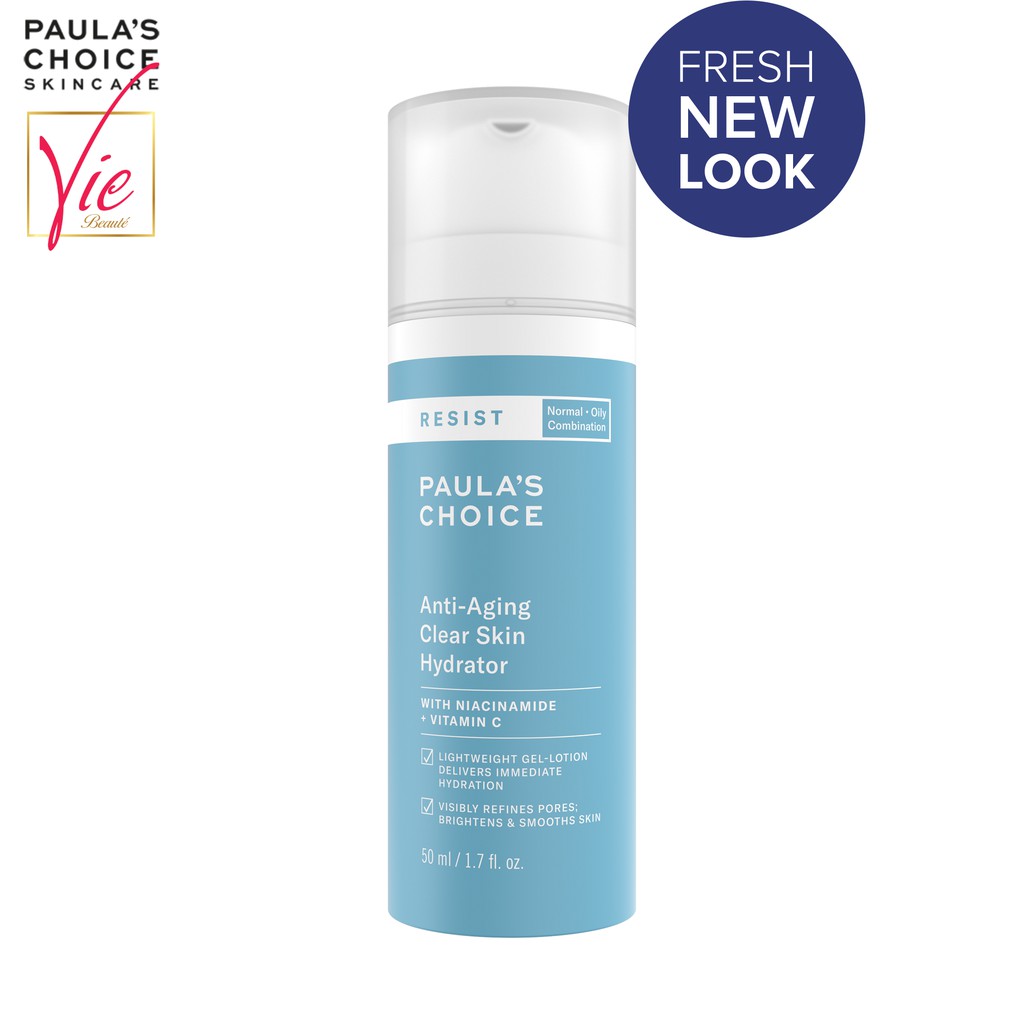 Kem dưỡng ẩm Paulas Choice cho da nhạy cảm và lão hóa - Paula's Choice Resist Anti-Anging Clear Skin Hydrator 7691 50ml