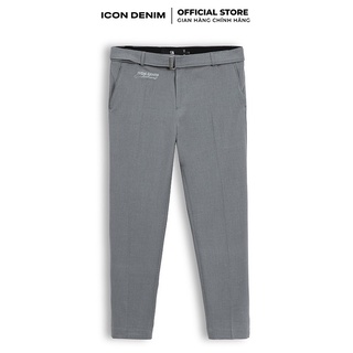 Quần Tây Nam ICON DENIM Dáng Slim-Straight Smart Belt Trademark QT031007
