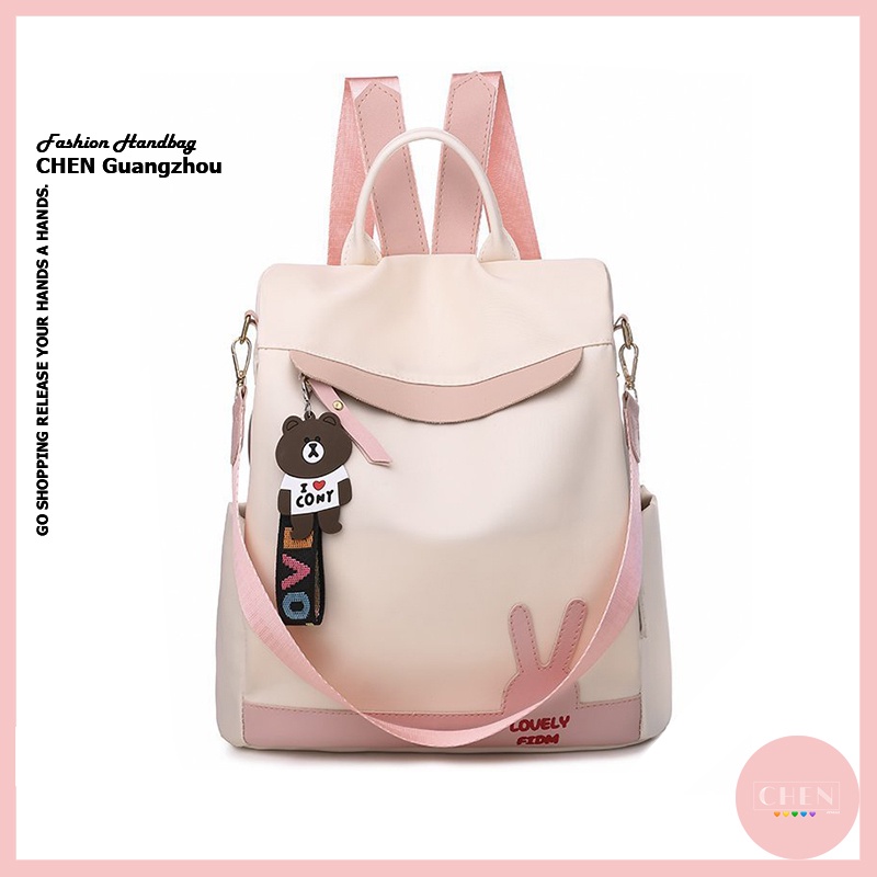 Balo nữ CHEN balo ulzzang đi học hàn quốc chất vải oxford cao cấp BL03