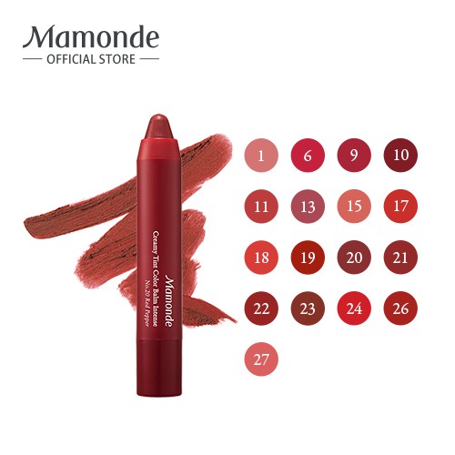 Son bút chì 3 in 1 cho bờ môi mềm mượt Mamonde Creamy Tint Color Balm Intense 2.5g | BigBuy360 - bigbuy360.vn