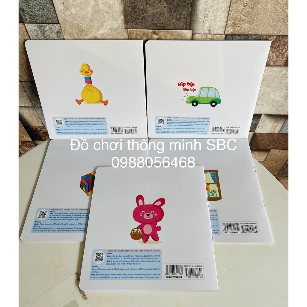 Set vở E.hon 5 và 10 cho bé từ 0-6 tuổi có Qr đọc Tiếng Anh nuôi dướng tâm hồn bé