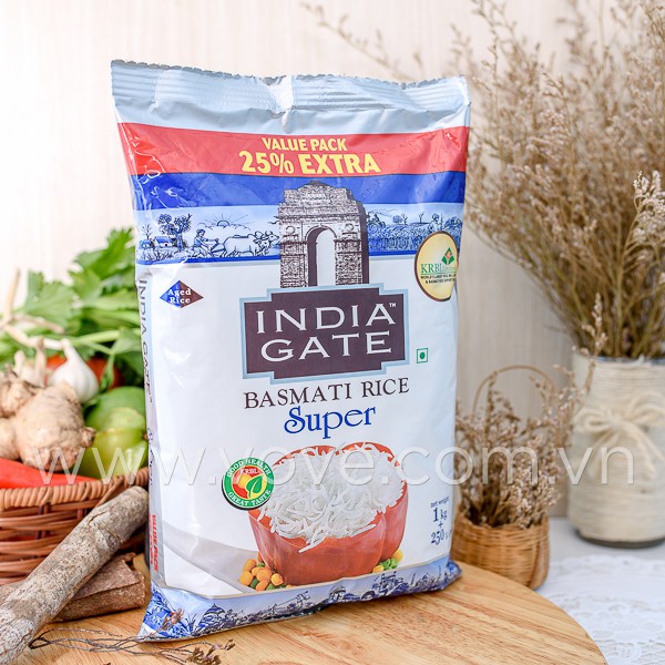 Gạo Ấn Độ Basmati India Gate 1kg