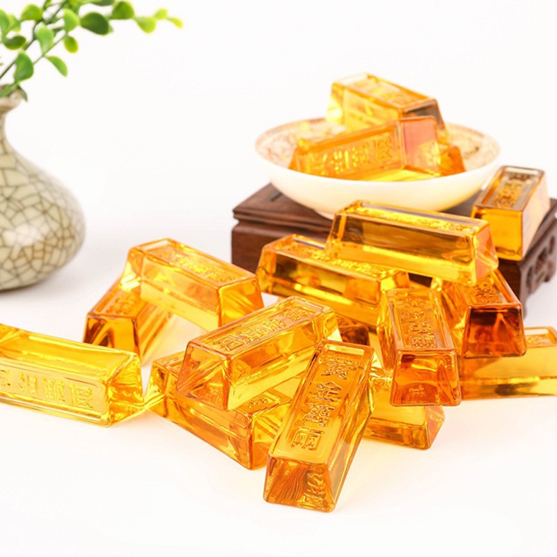 Thanh Vàng Phong Thủy May Mắn Trang Trí Nhà Cửa