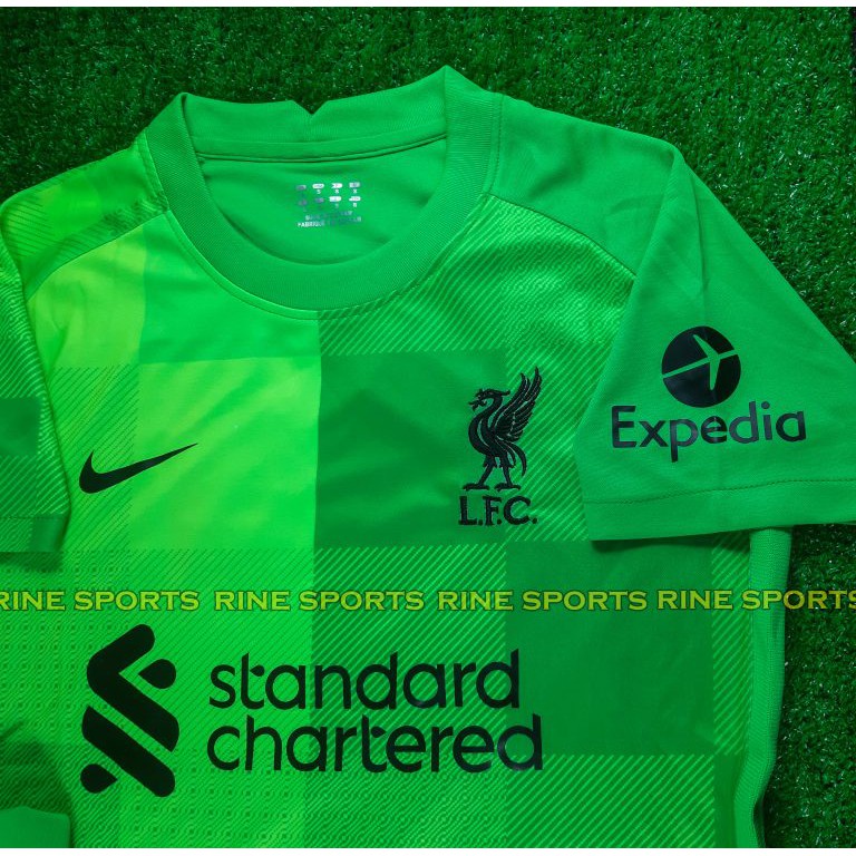 Hàng Thailand Super Bộ Áo bóng đá liver - liverpool xanh 2021 - 2022 chuẩn thi đấu