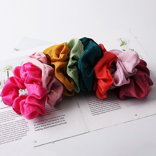 Băng Đô Cài Tóc Chất Liệu Lụa Satin Co Giãn