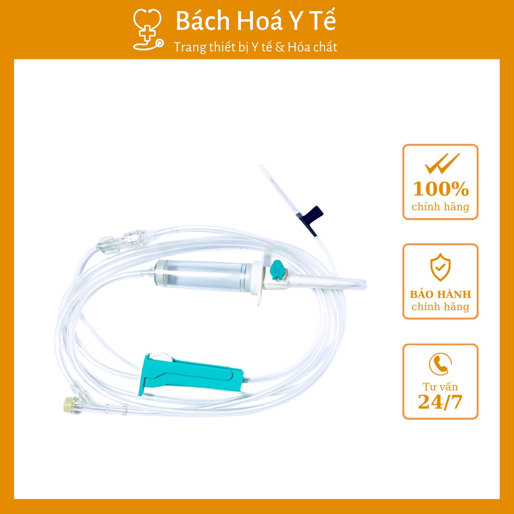 Bộ dây truyền dịch y tế, Bịch 25 dây có kim