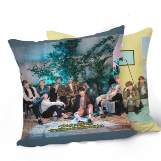 Gối vuông bts, v, jimin in 2 mặt